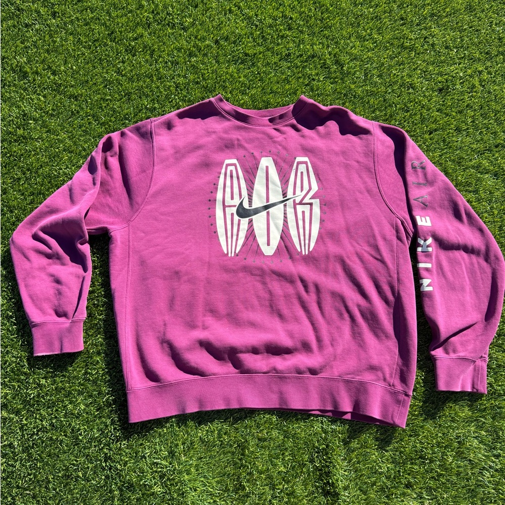 Nike “Air” Men's Purple Crew Neck Sweatshirt